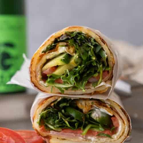 High Protein Viral Cottage Cheese Wrap Recipe