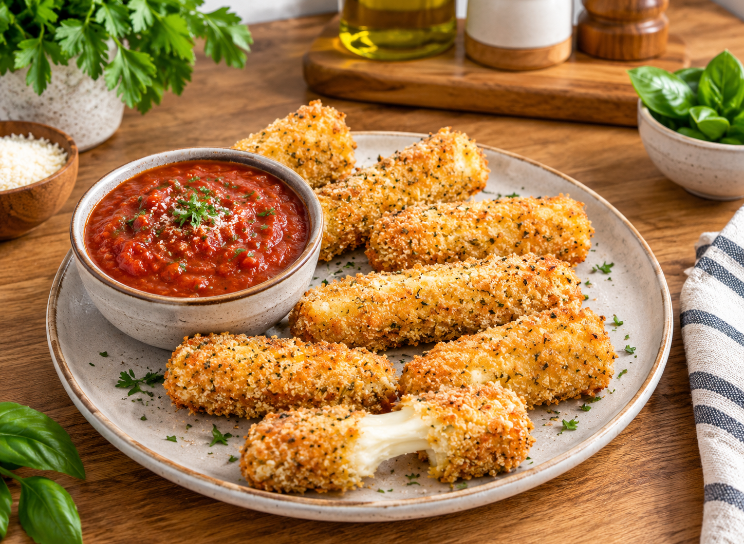 KETO MOZZARELLA STICKS