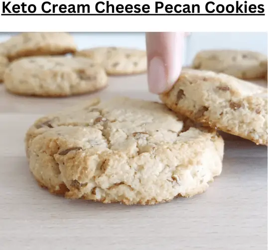 Keto Cream Cheese Pecan Cookies