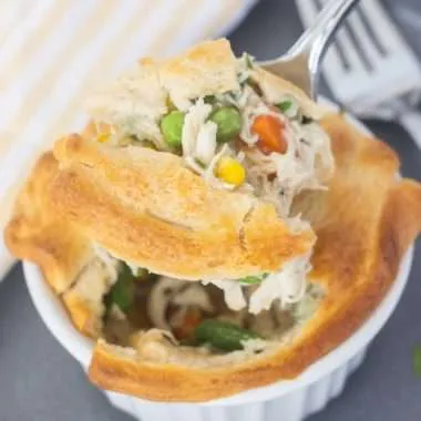 Chicken Pot Pie in Air Fryer