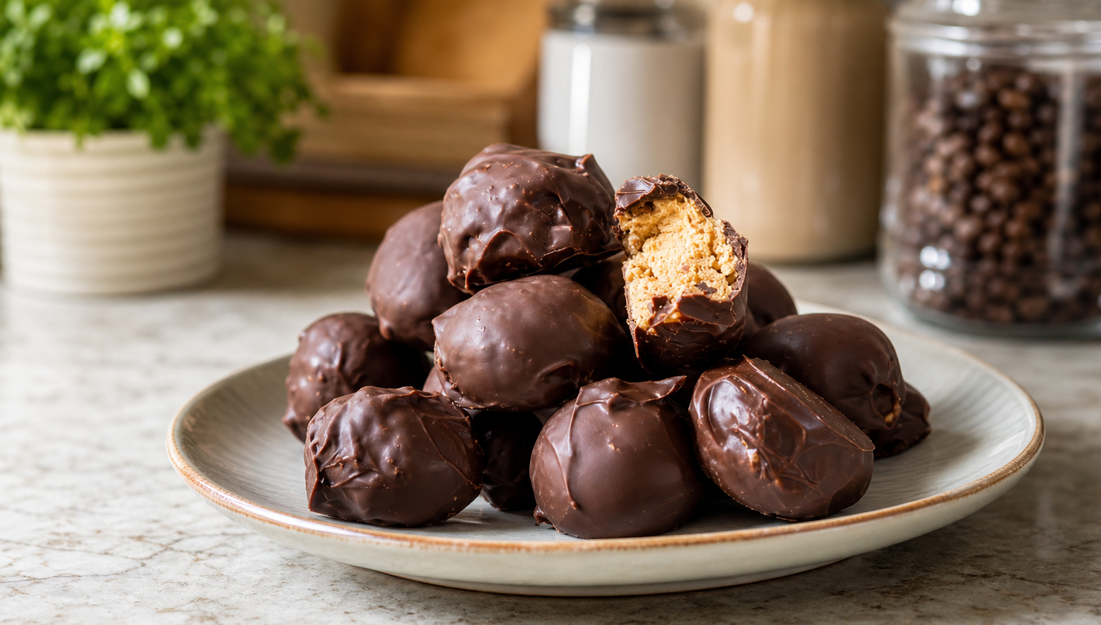 Easy High Protein Peanut Butter Balls