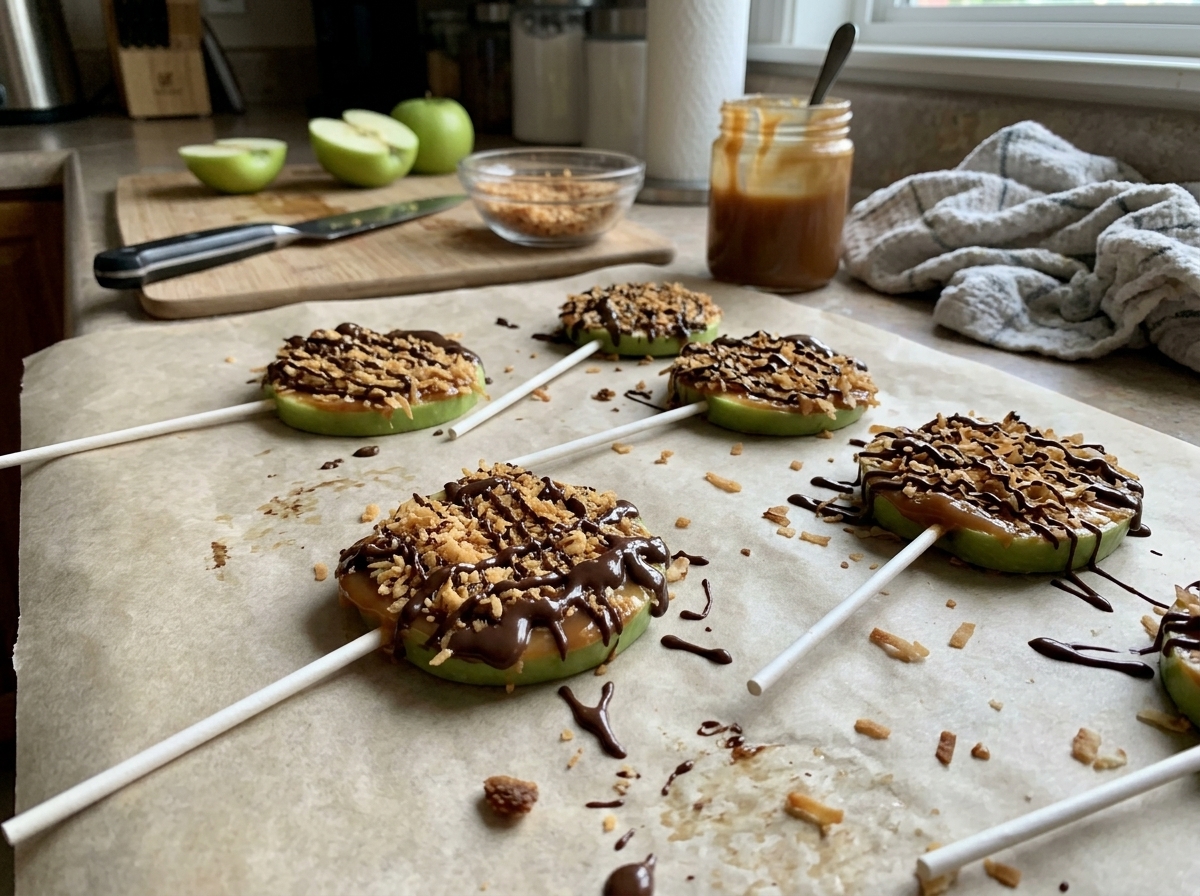 Caramel Apple Samoa Bites Dessert