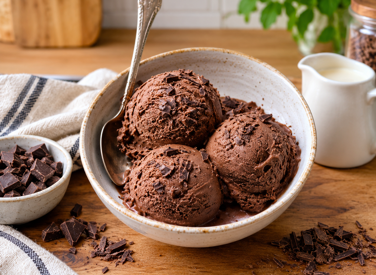 Chocolate Ice Cream Dessert 