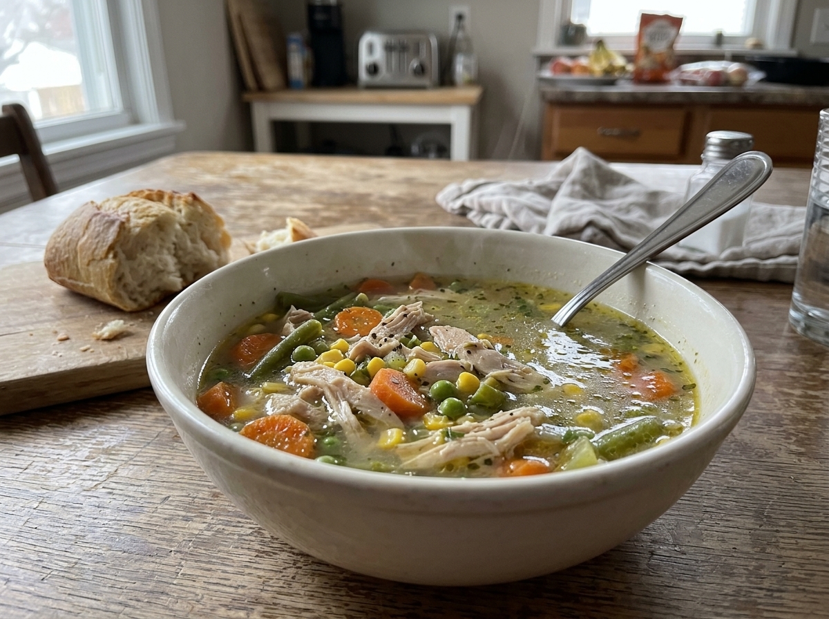 Healthy Chicken Vegetable Soup Recipe