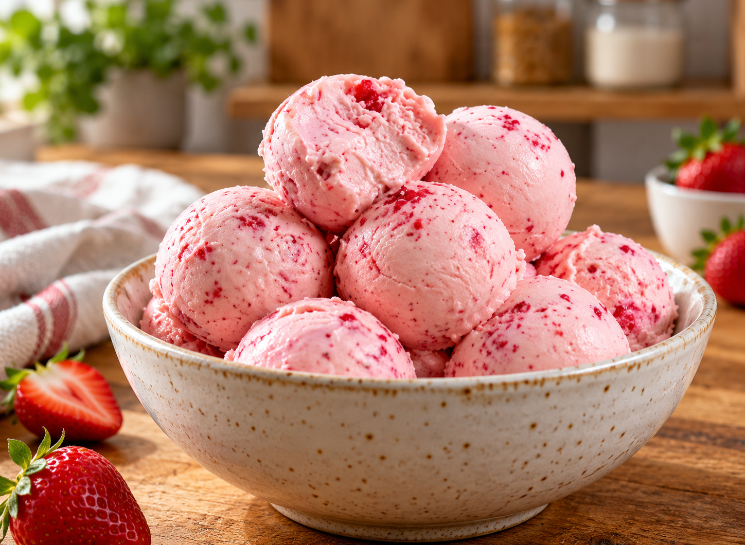 Keto Strawberry Cheesecake Fat Bomb Fluff