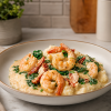 High Protein Creamy Tuscan Shrimp