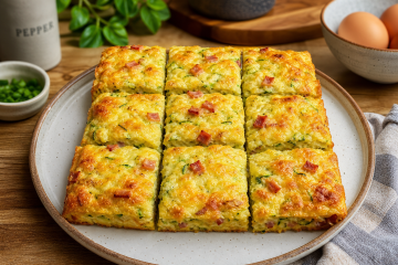 Healthy Zucchini Slice