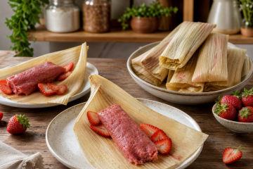 Gluten Free Strawberry tamales
