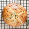 Rustic No-Knead Rosemary Garlic Bread