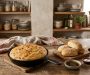 Rustic No-Knead Rosemary Garlic Bread